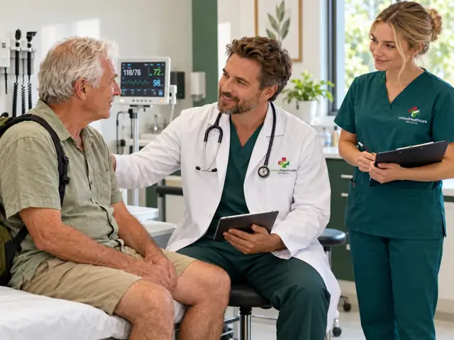 Valoración médica de urgencias con apoyo de enfermería